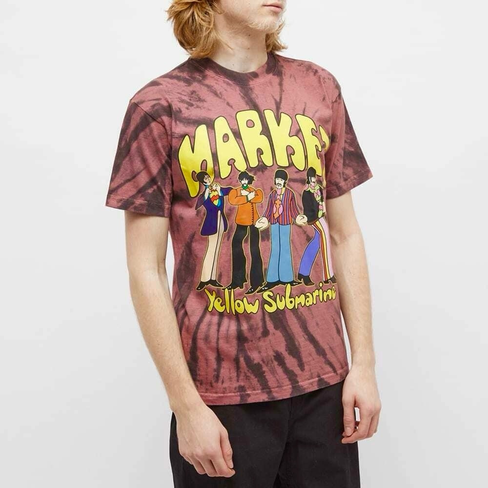 Chinatown Market Beatles Yellow Submarine Pose Tie Dye T-Shirt Mens Size Small
